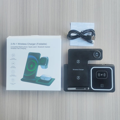 Vincere™ Foldable 3-in-1 Magnetic Wireless Charging Station